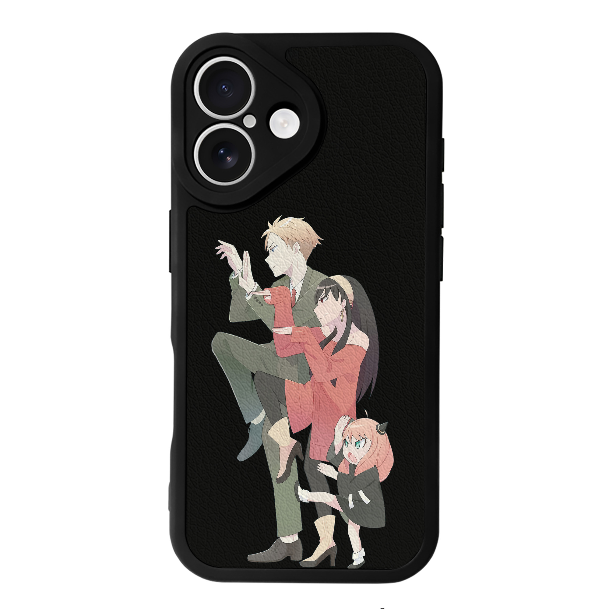 （画像用） SPY×FAMILY间谍家家酒 【iPhone 16シリーズ対応】シリコンスマホケース（レザー調） 材質：シリコン